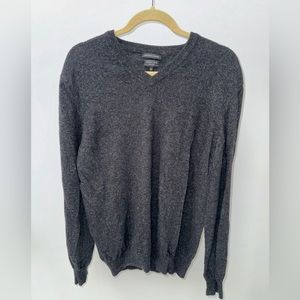 Mantovani Studio 100% Italian Cashmere‎ Sweater Dark Gray Size XL